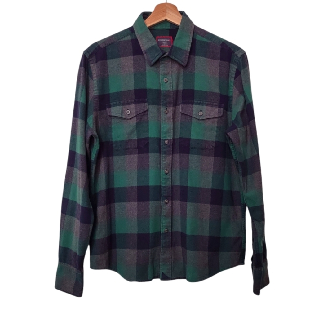 UNTUCKit Slim Fit Flannel Plaid Shirt